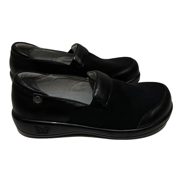 Alegria Size 9.5-10 Black Keli Pro Luster Slip On Shoe - Picture 1 of 8